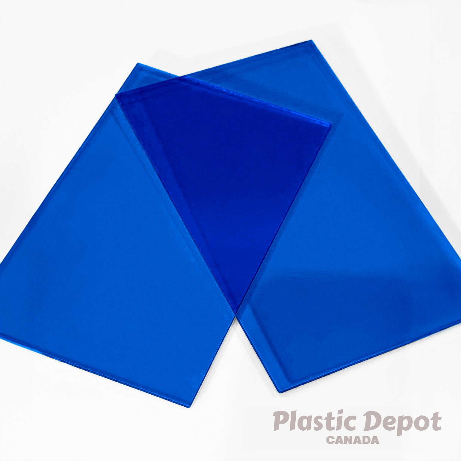 3mm Blue Translucent Acrylic Plastic Depot